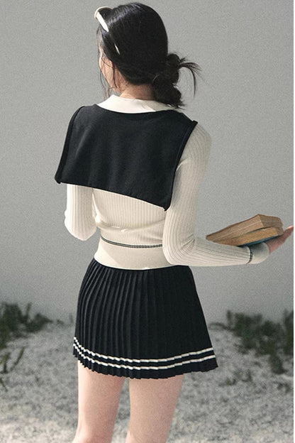 Delhi College Knit Top Set