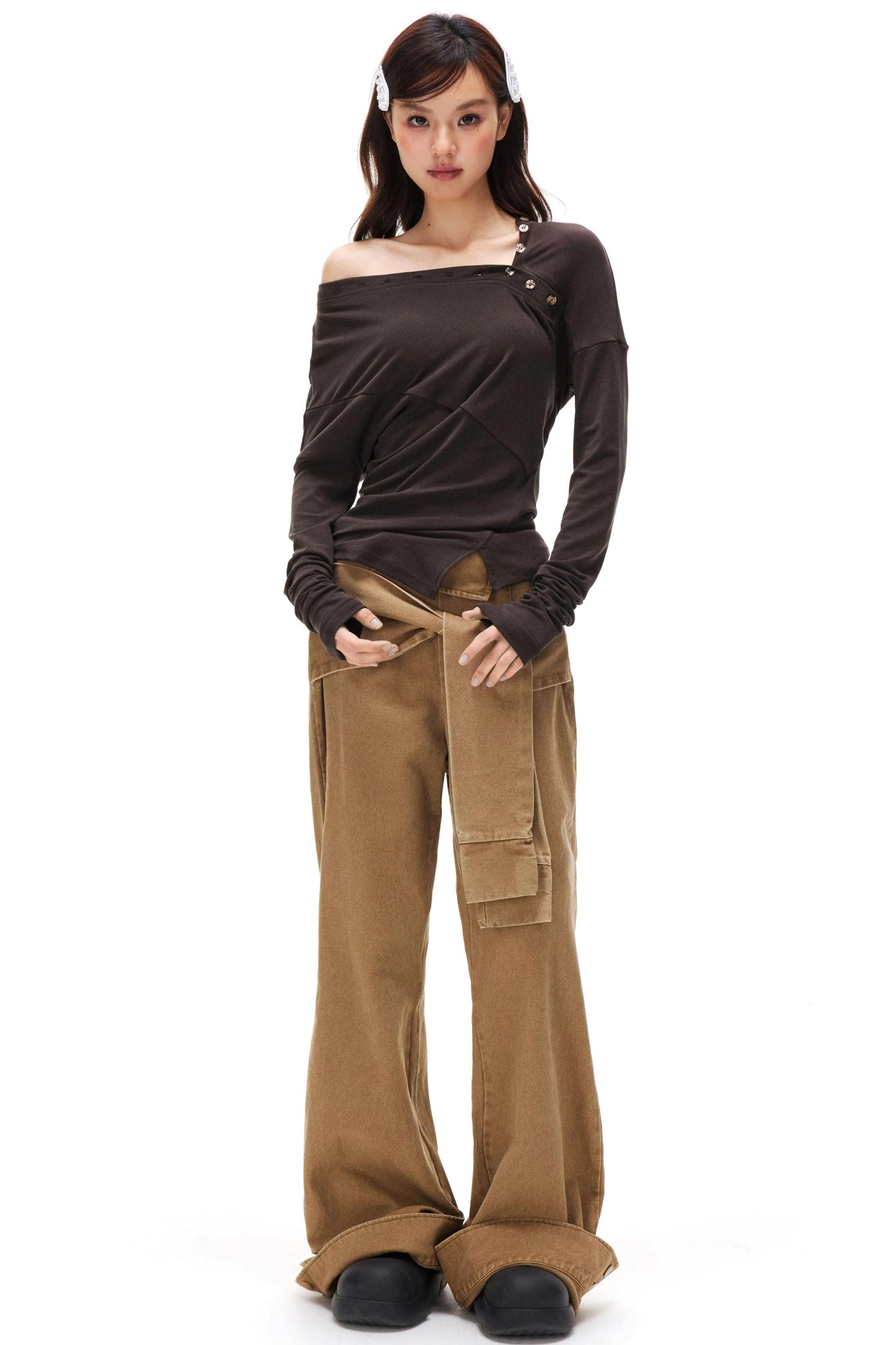 Retro Washed Cargo Pants