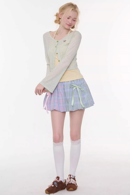 Emerald Green Knit Cardigan