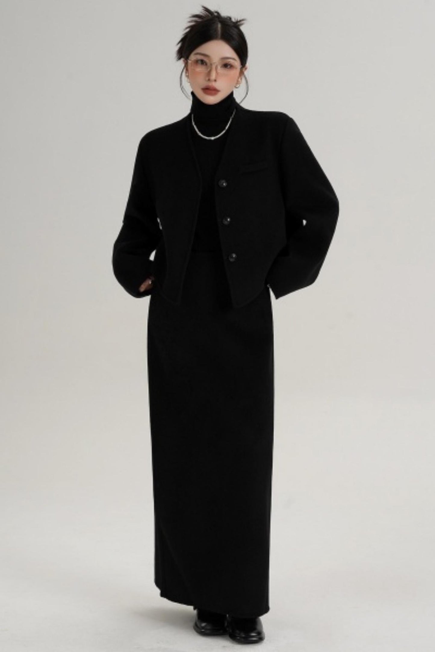 Double-Sided Woolen Coat