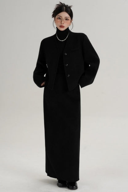 Double-Sided Woolen Coat