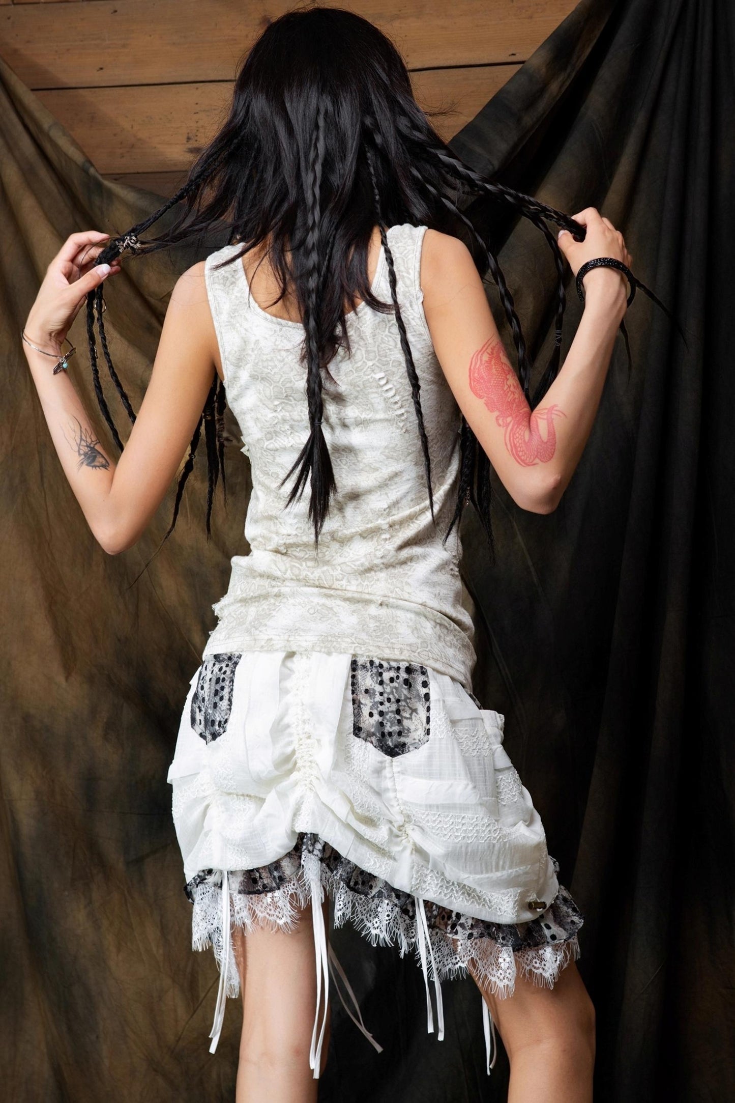 Multi-Wear Floral Bud Skirt