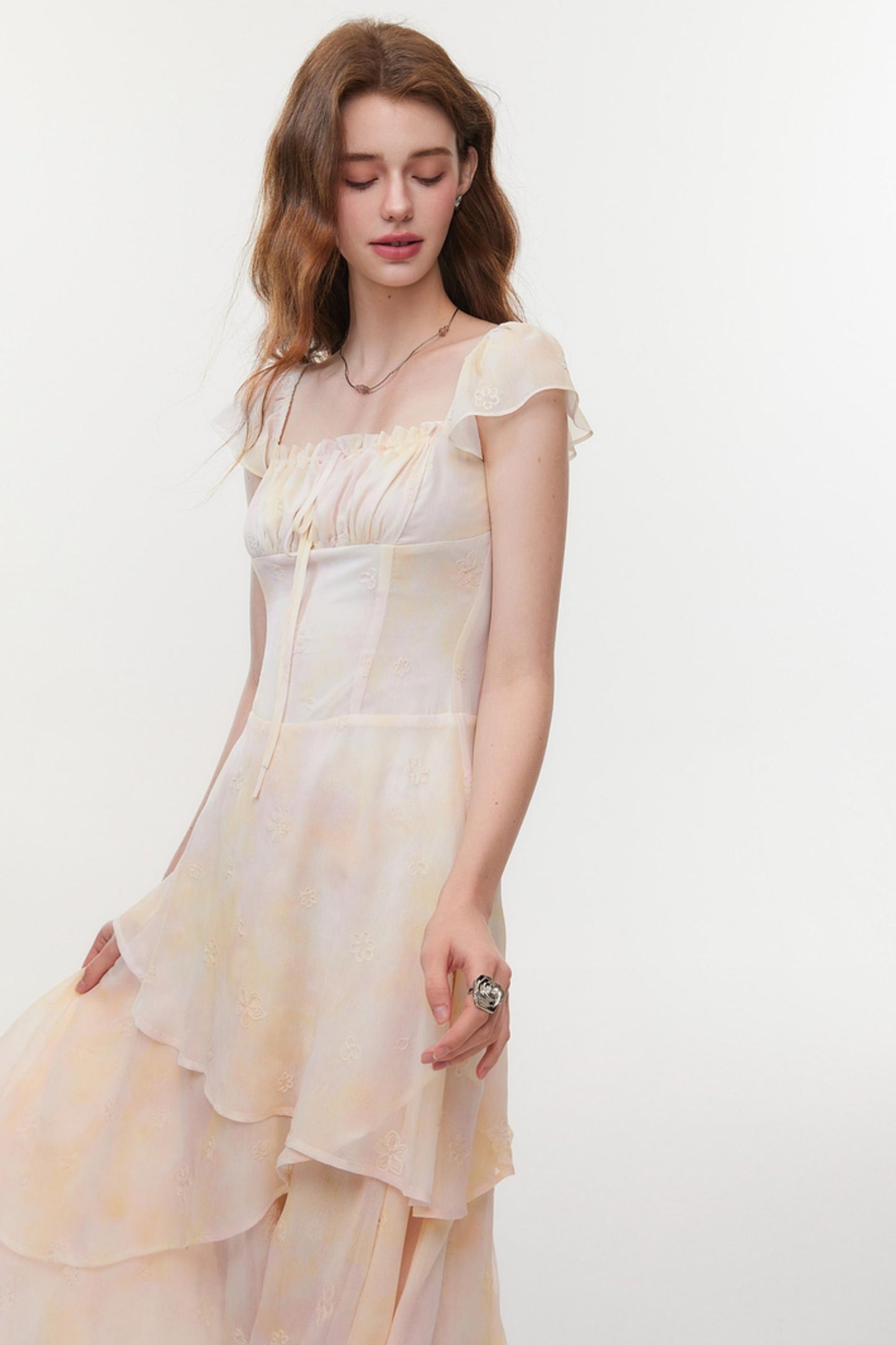 Summer Irregular Waist Skirt Dress