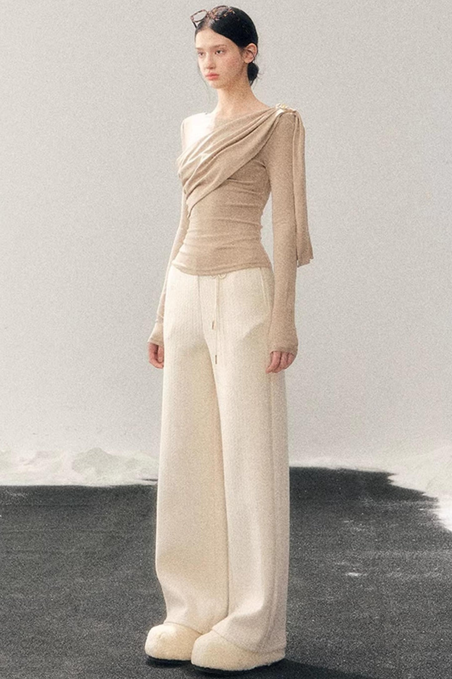 French Ribbon Design Blouse