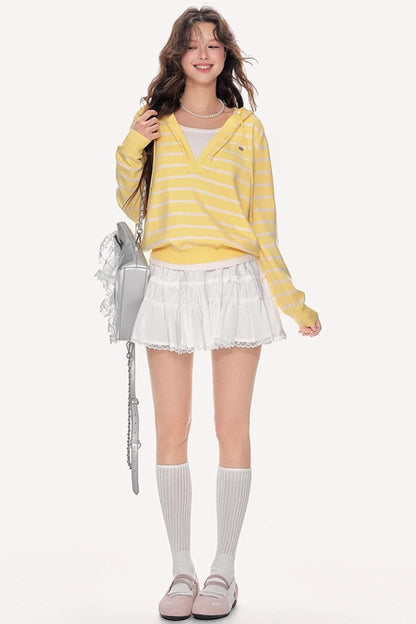 Striped Pullover Sweater