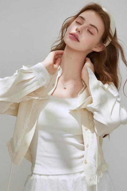 Fall Lace Commuter Shirt