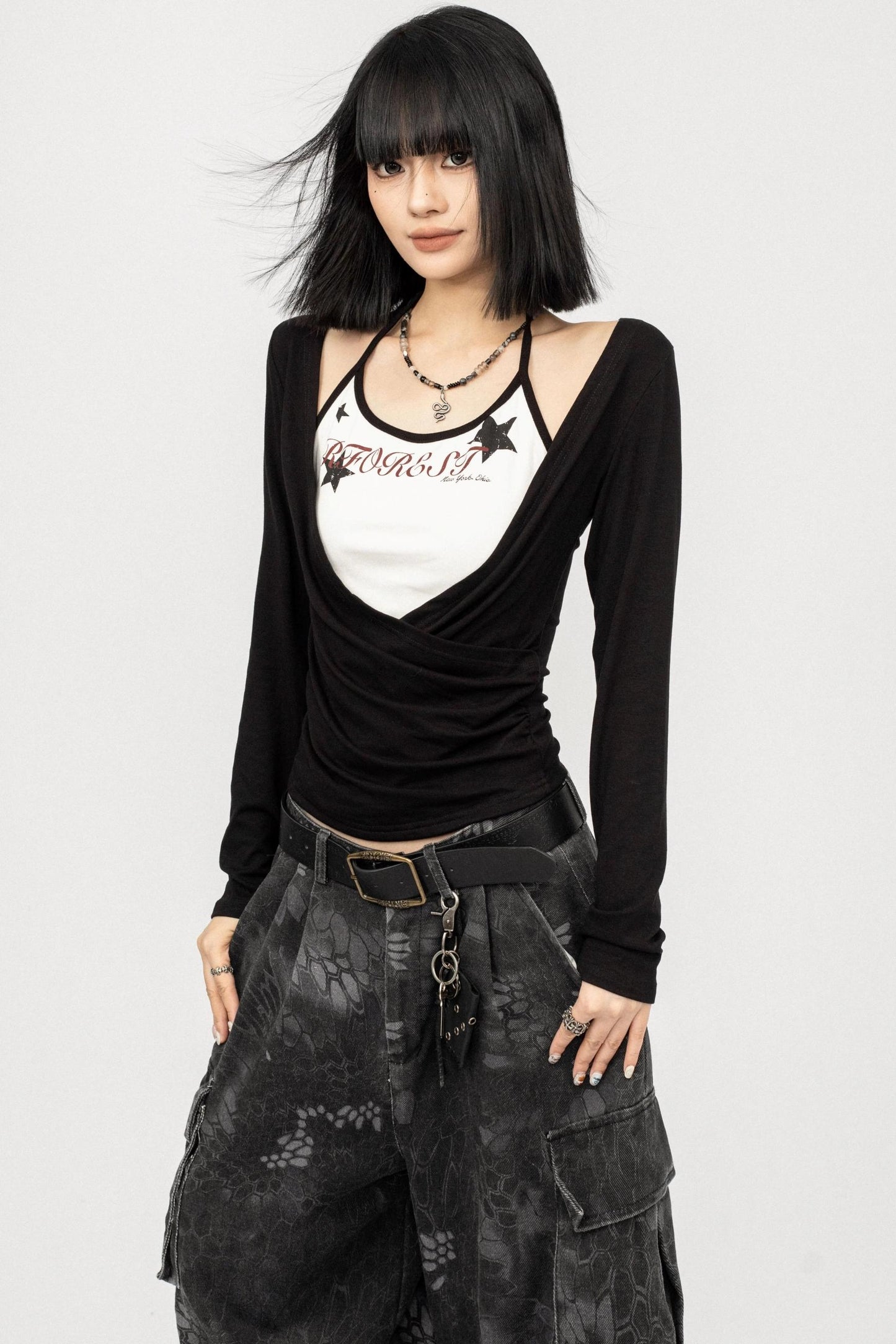 Vintage Spice Swing Halterneck T-Shirt