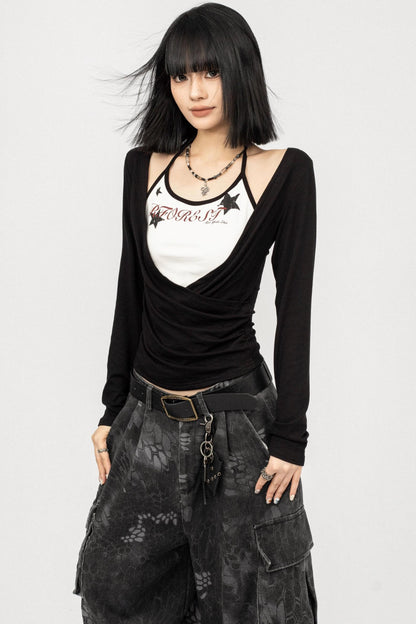 Vintage Spice Swing Halterneck T-Shirt