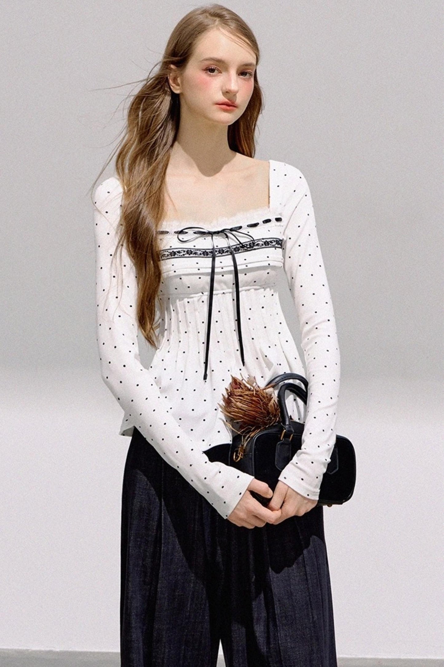 French Polka Dot Top Set-Up