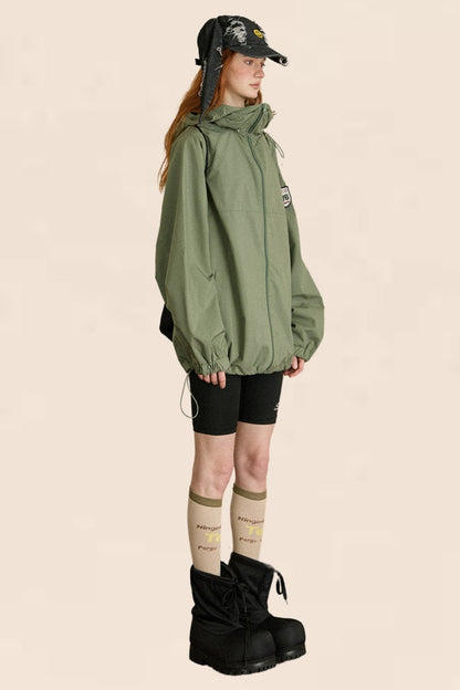 Retro Outdoor Waterproof Cargo Jacket