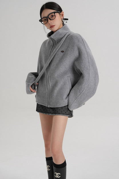Structured Reversible Wool Jacket
