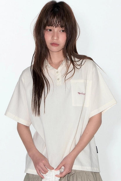 Summer Loose Polo Shirt