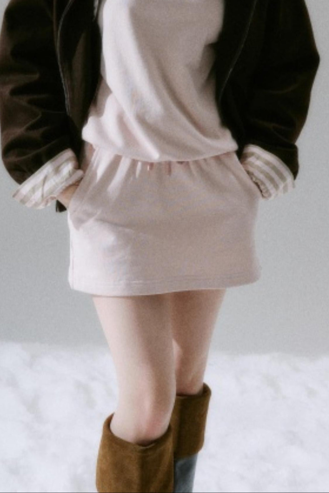 Brilliant Season Sweatshirt Skirt Set-Up