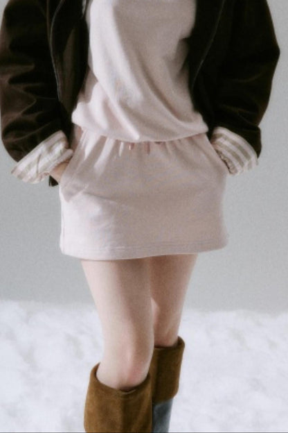 Brilliant Season Sweatshirt Skirt Set-Up