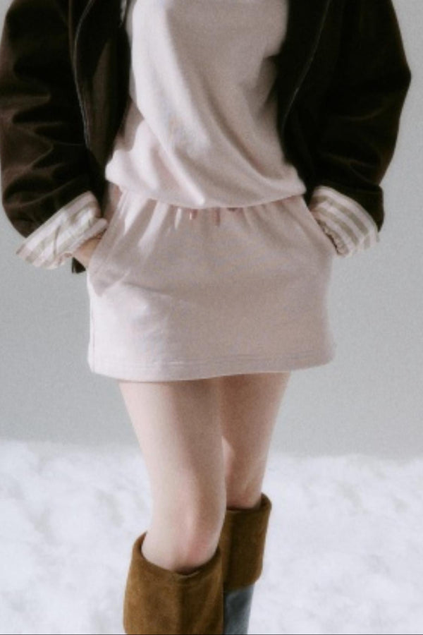 Brilliant Season Sweatshirt Skirt Set-Up