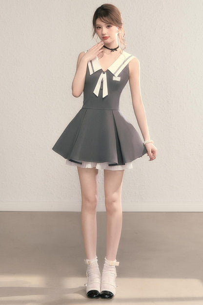 Gray Daughter Navy A-Line Dress