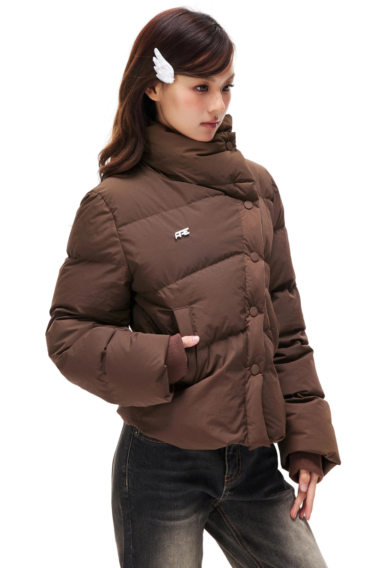 Retro Stand Collar Cotton Jacket