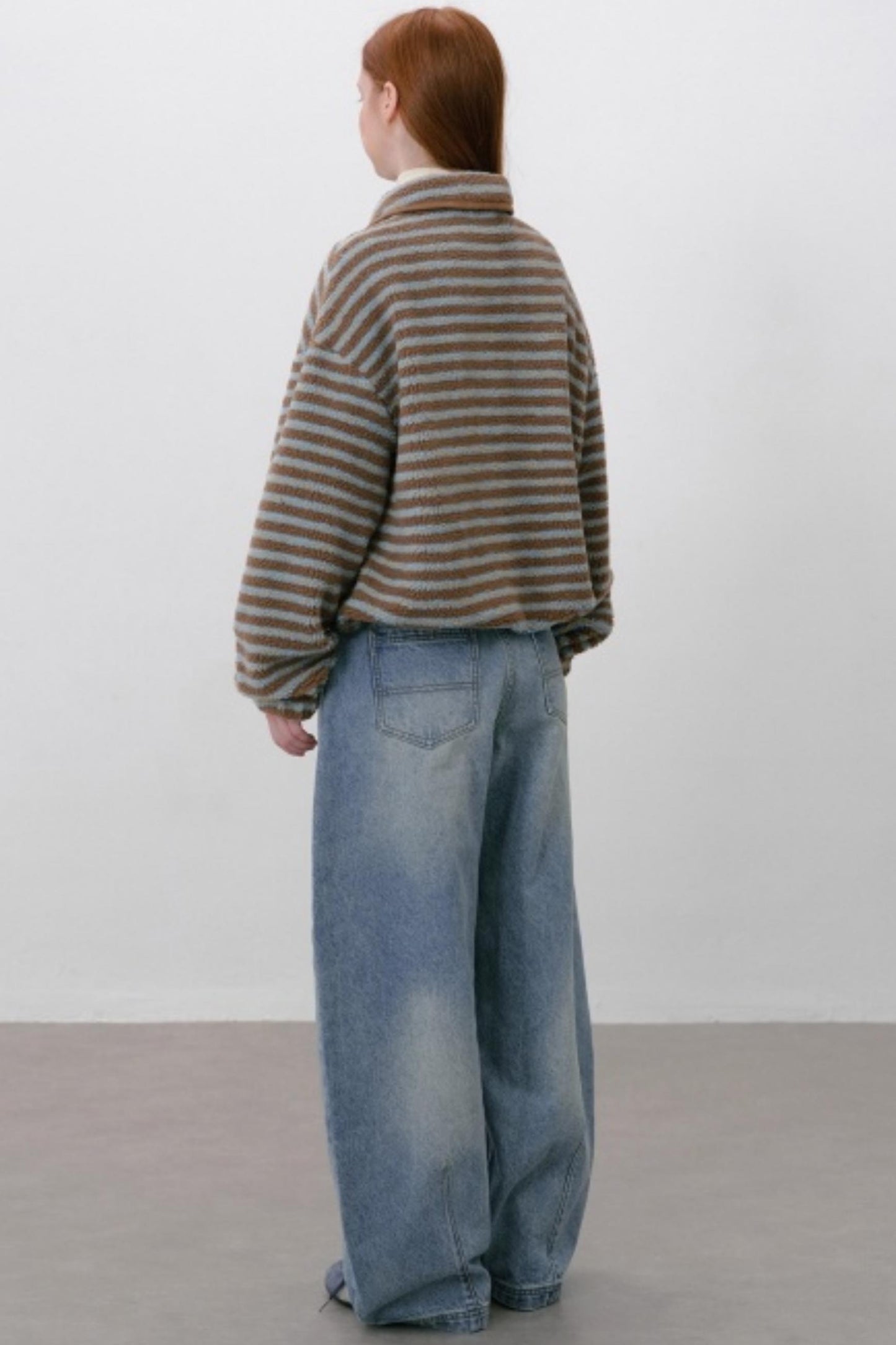 Striped Lambswool Sweater Top