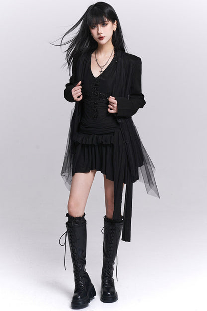 Einzigartiger Schnitt Stil Blazer