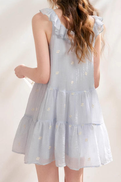Ruffled A-Line Dress