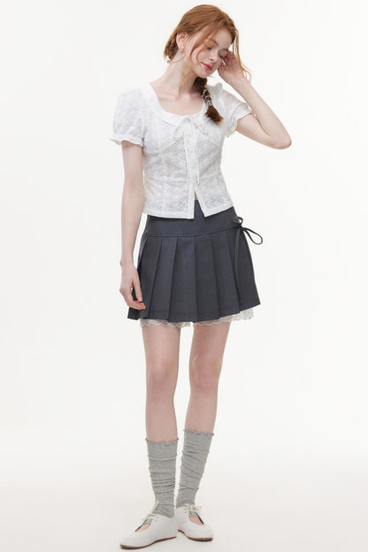 Lace Embroidered Two-Piece Set-Up