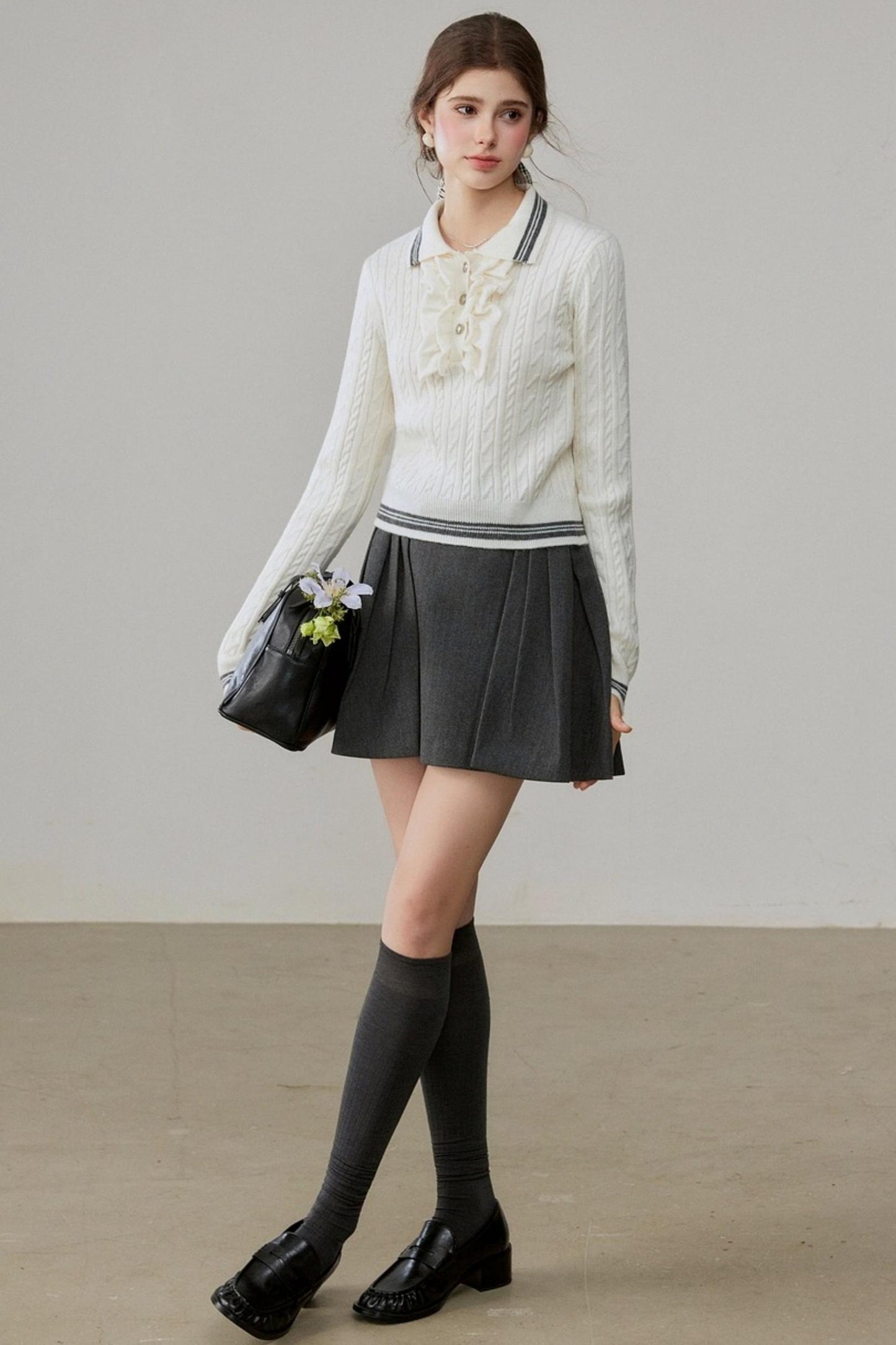 Lapel Winter Sweater