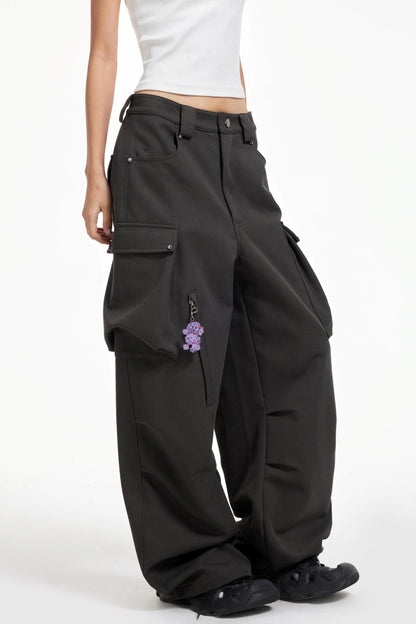 Cargo Wide-Leg Pants