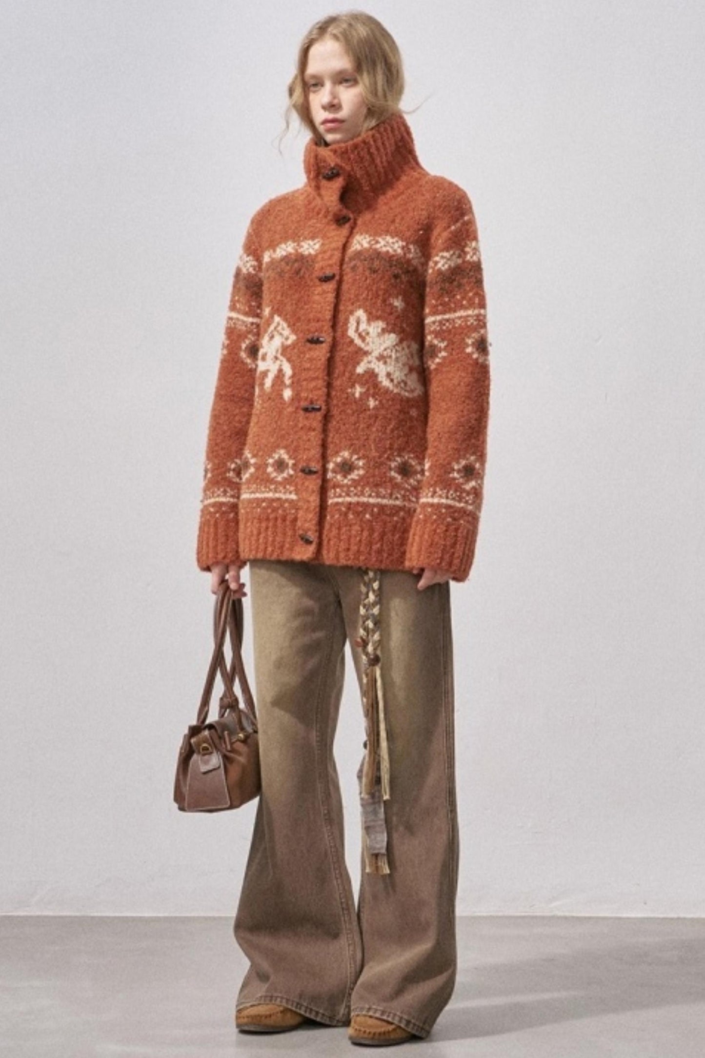 Bird and Pony Knit Cardigan