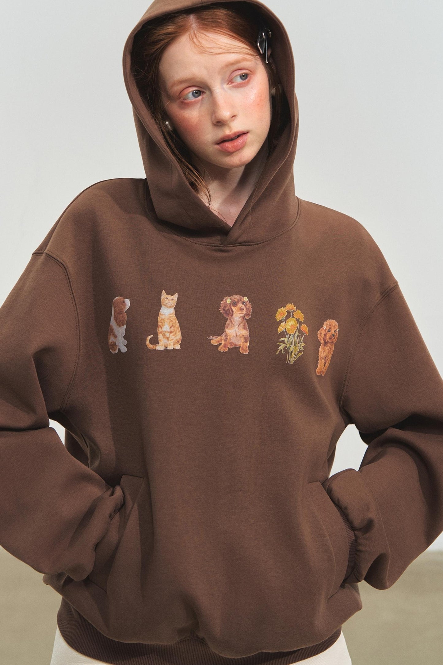 Cute Pet Party Hooded Top