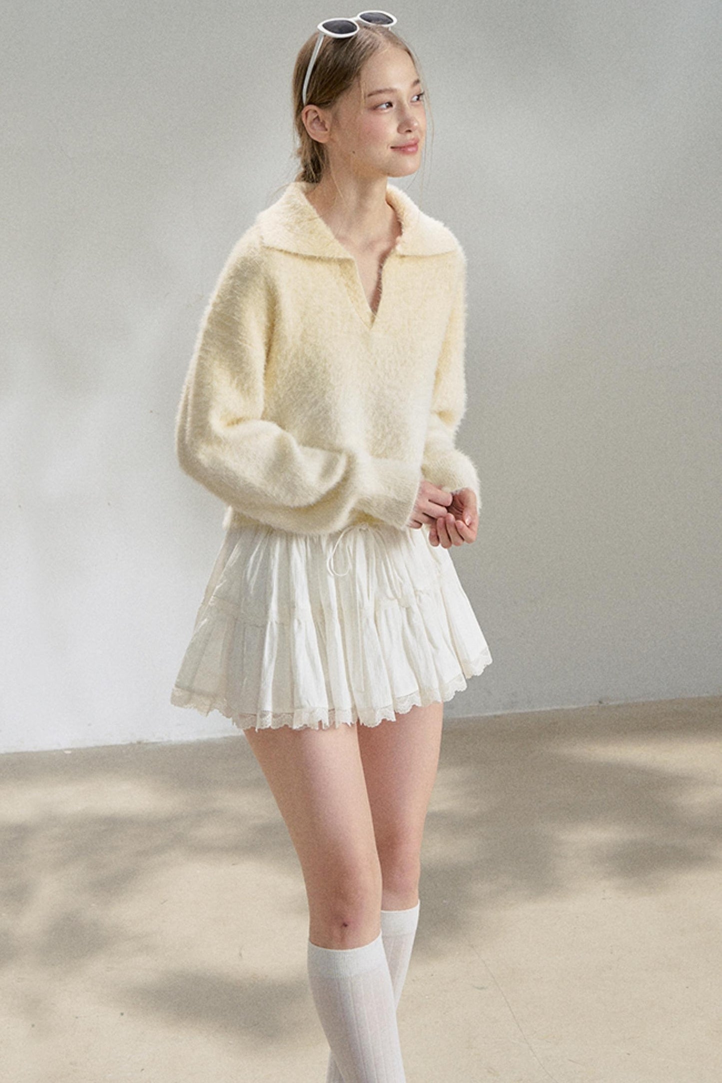 Soft Gradient Mohair Sweater