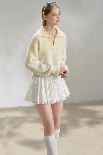 Soft Gradient Mohair Sweater