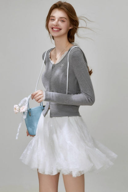 Slimming Autumn Cardigan Set-Up