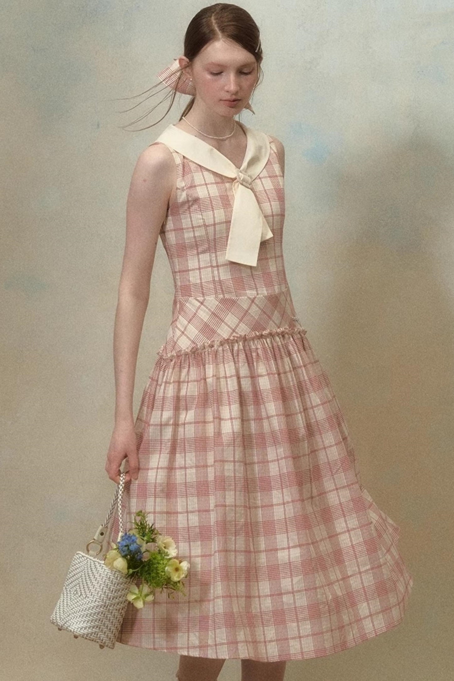 Chic V-Neck A-Line Dress