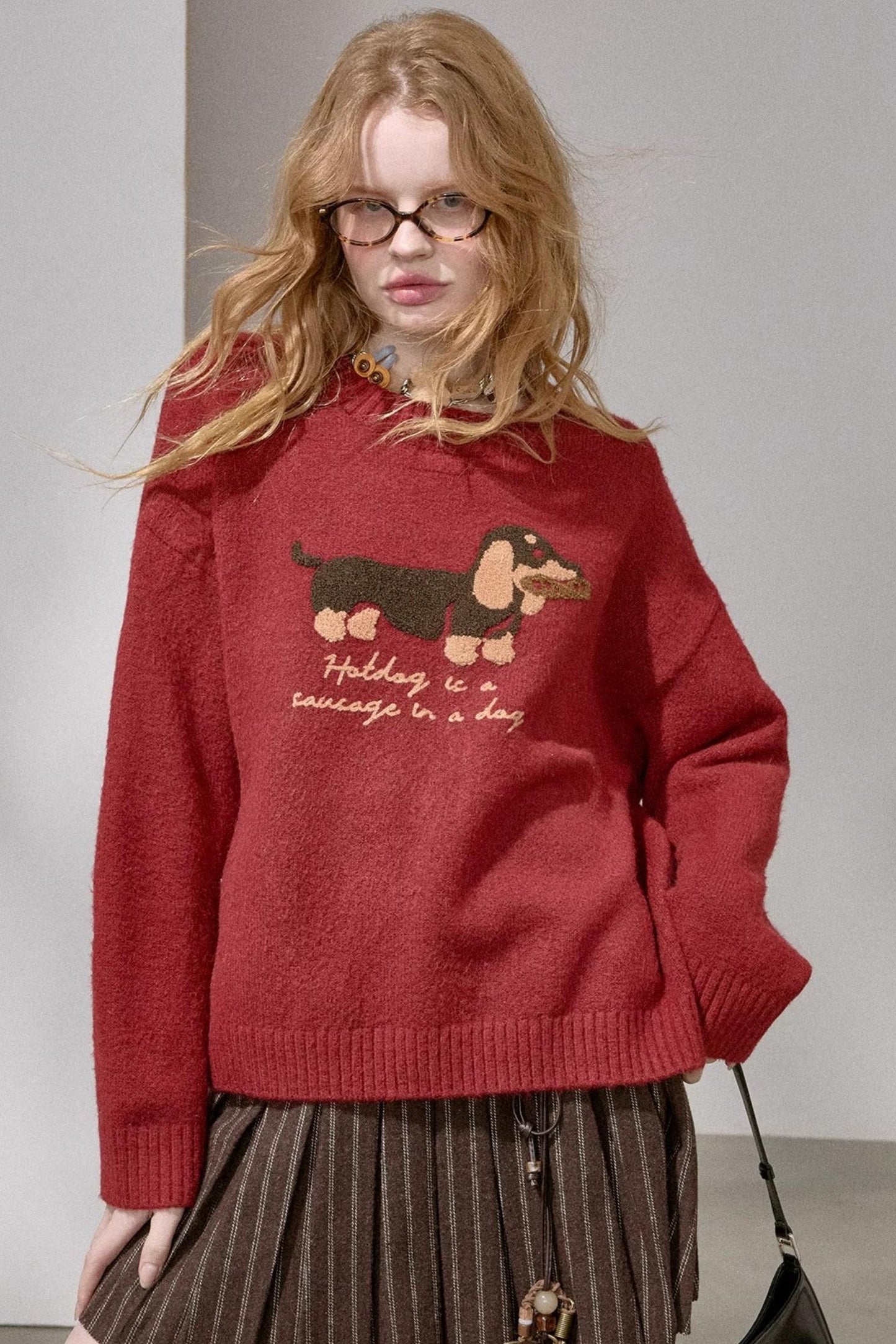 Dachshund Soft Knit Sweater