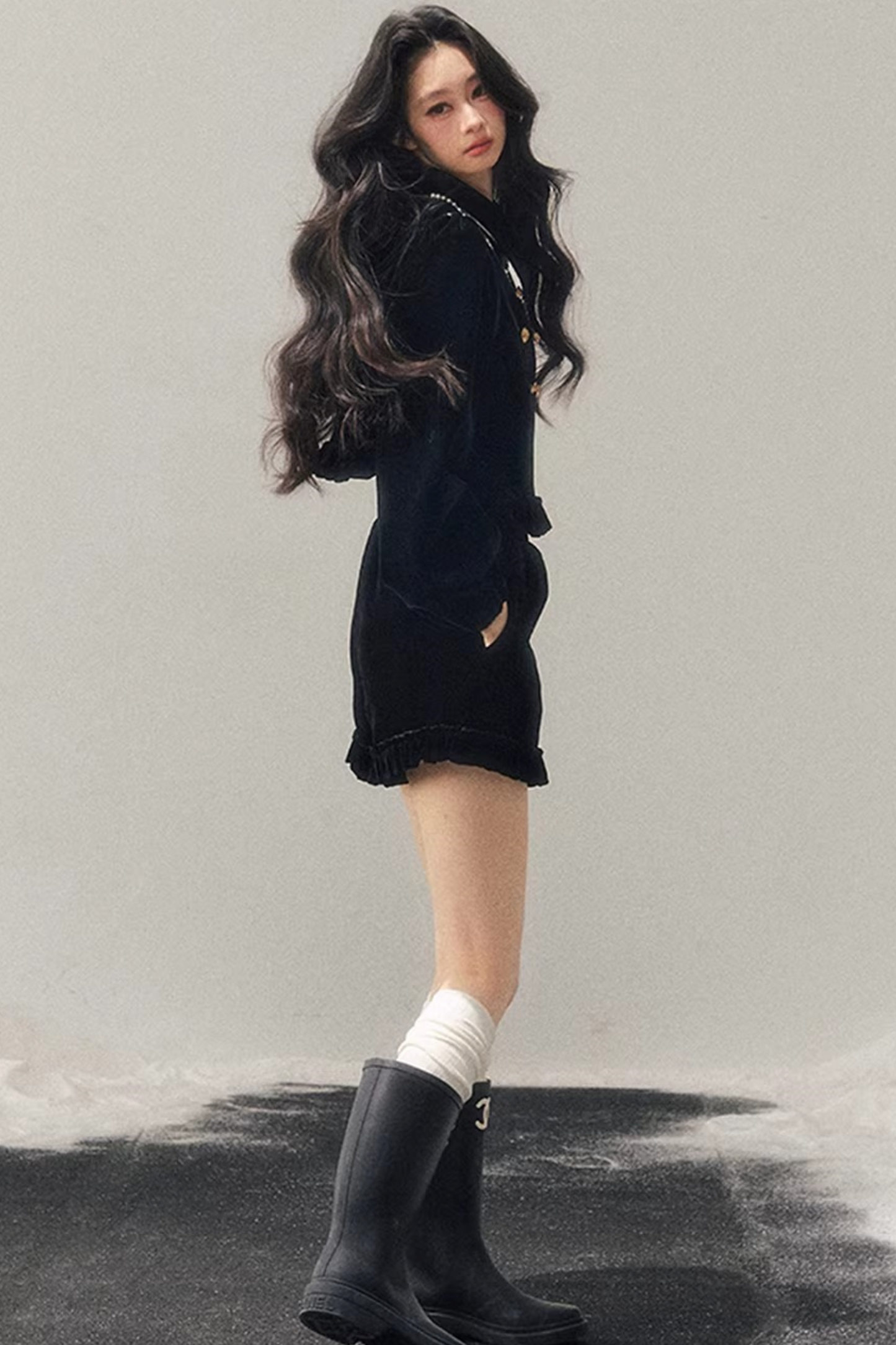 French Velvet Winter Suit Set-Up