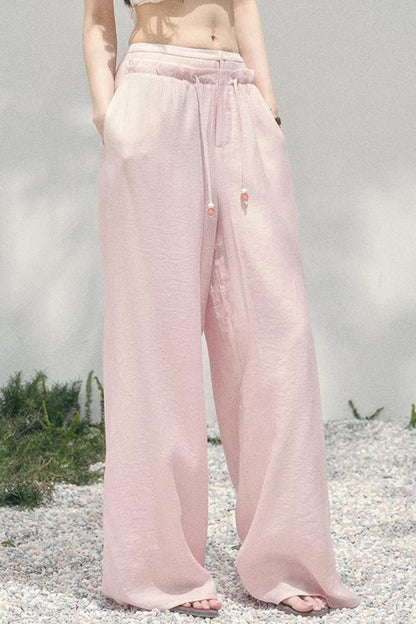 Light Mist Wide-Leg Pants
