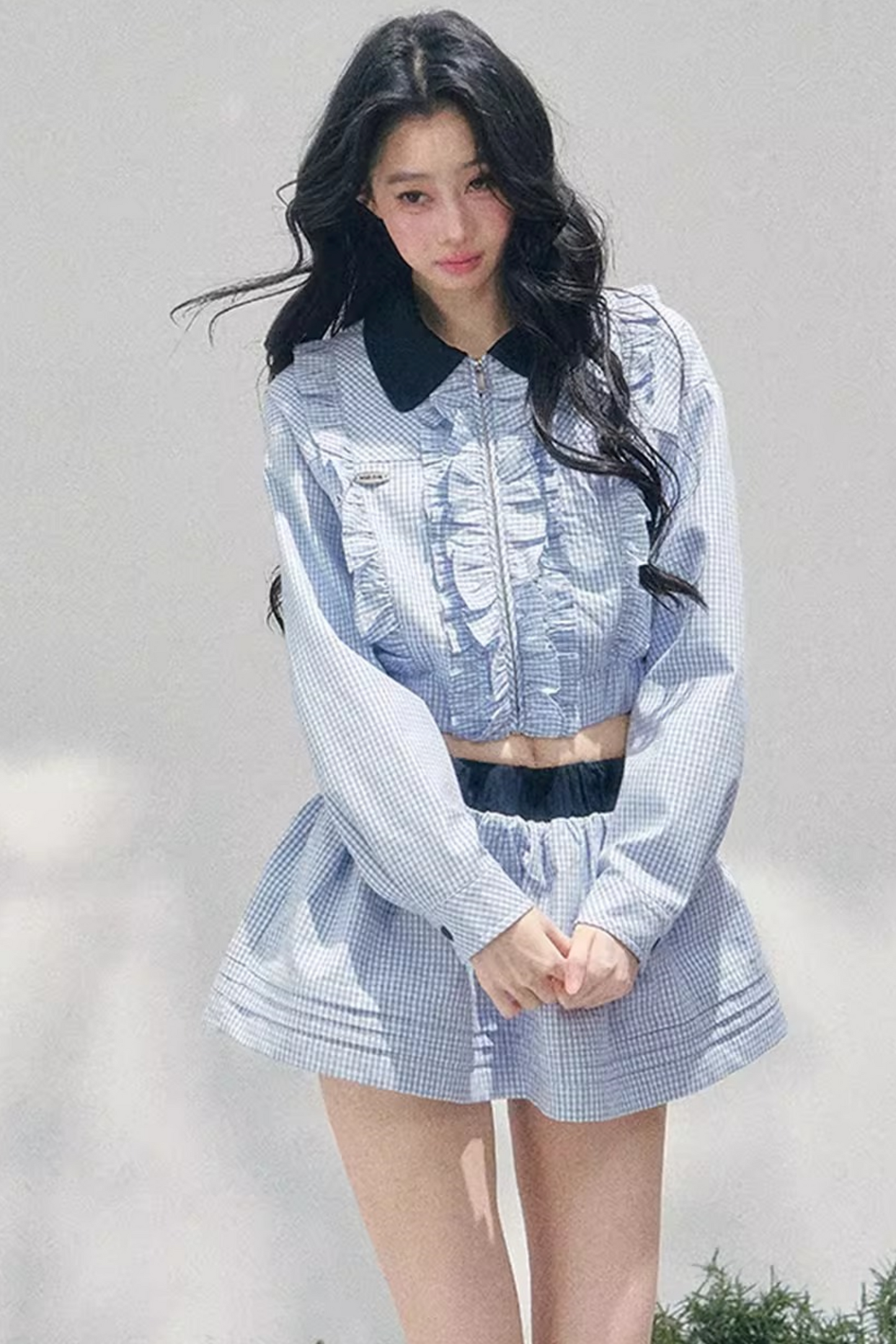 Plaid Academy Suit Set