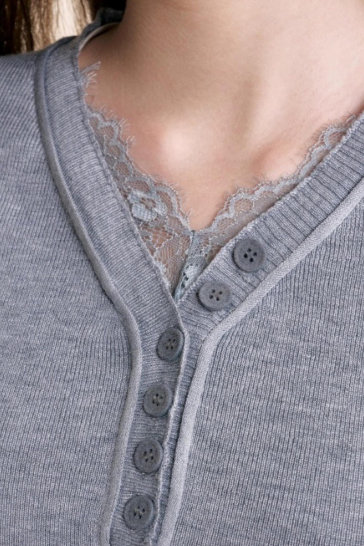 Romantic Lace Wool Cardigan