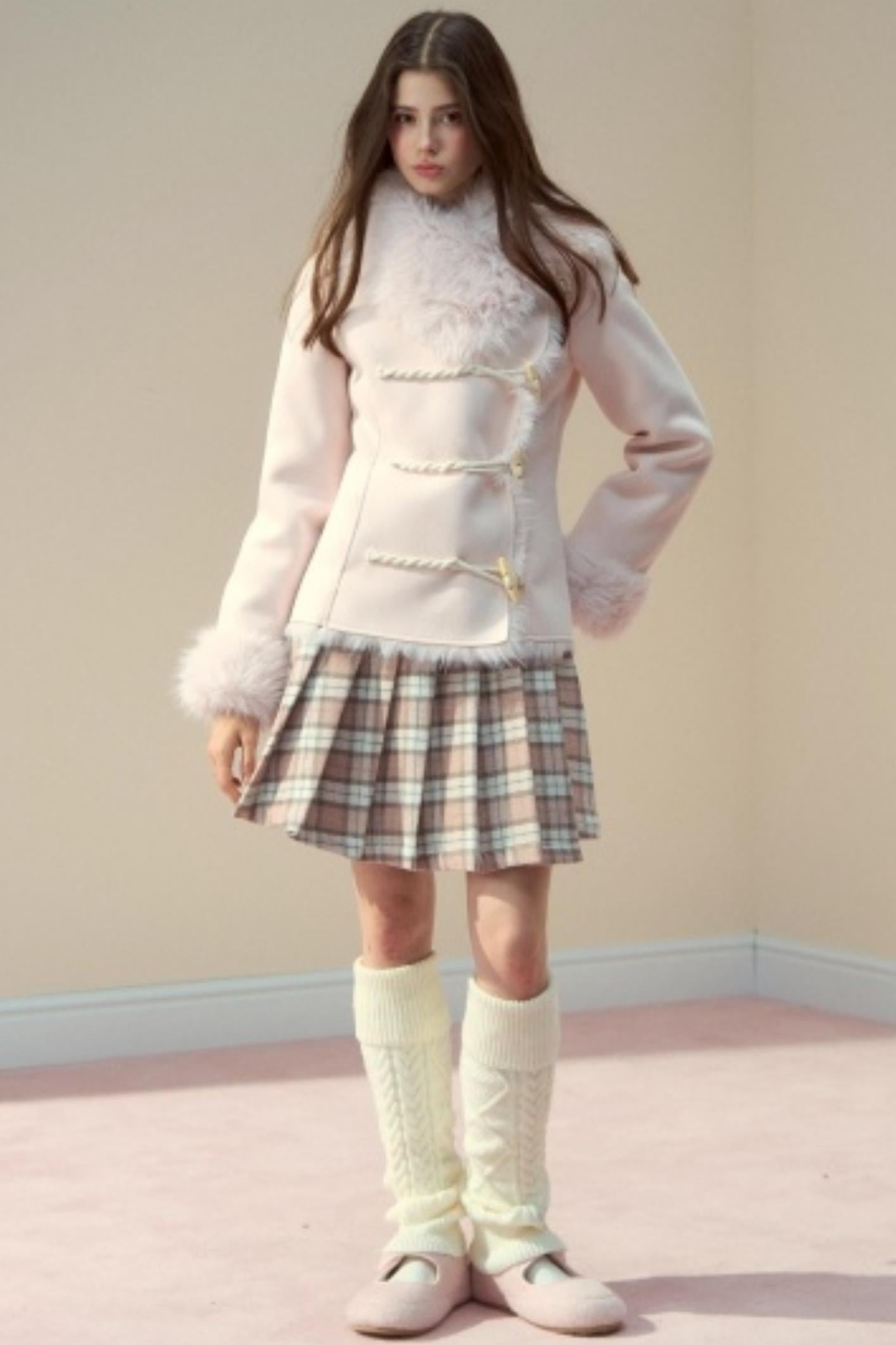 Vintage Suede Fleece Winter Jacket