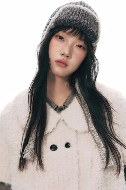 Lamb Wool Two-Piece Sweater Set-Up