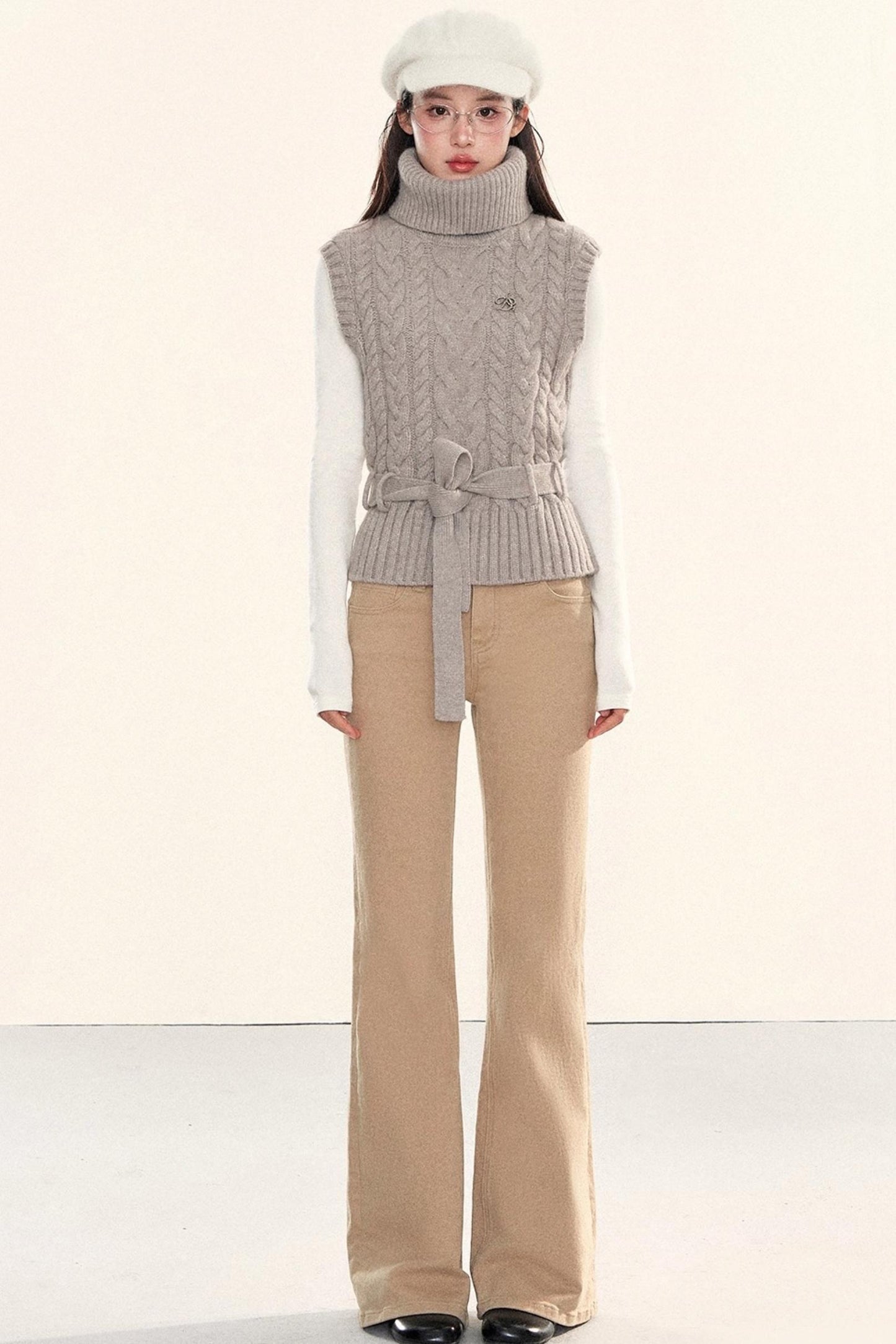 Vintage Cable Knit Vest