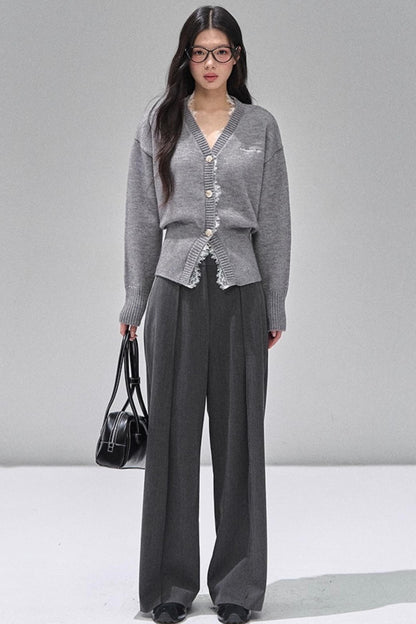 Lace Patchwork Knitted Sweater