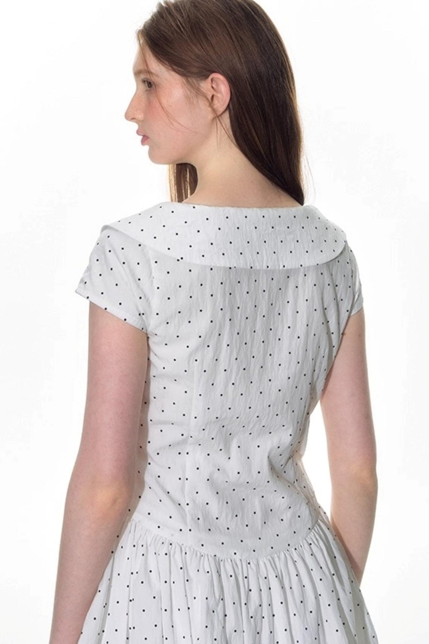 Navy Flower Bud Summer Dress