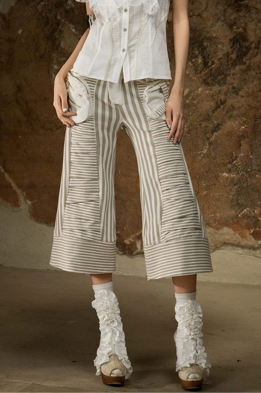 Dark Punk Cropped Pants