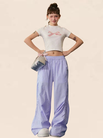 High Street Hip Hop Straight Long Pants