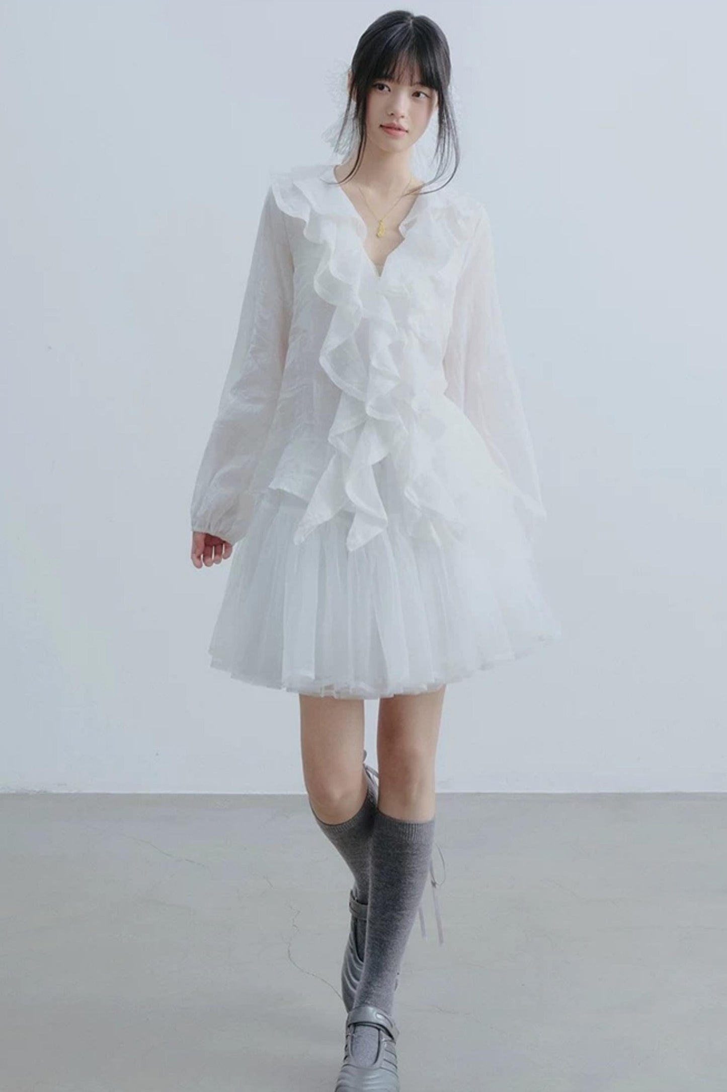 Gonna in tulle Ballet Mist