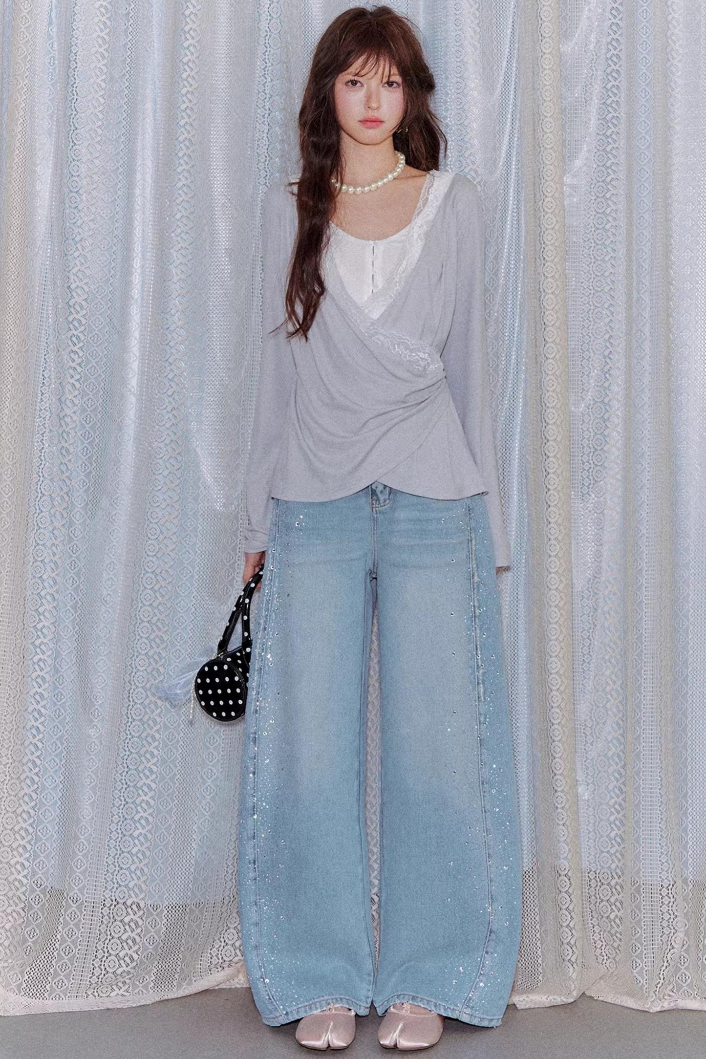 Tencel Lace Swing Top