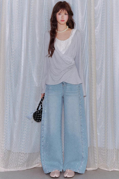 Tencel Lace Swing Top