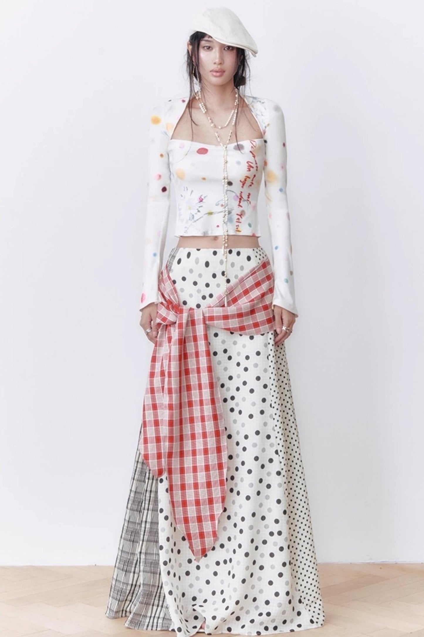 Blue Dot Long-Sleeved Shirt