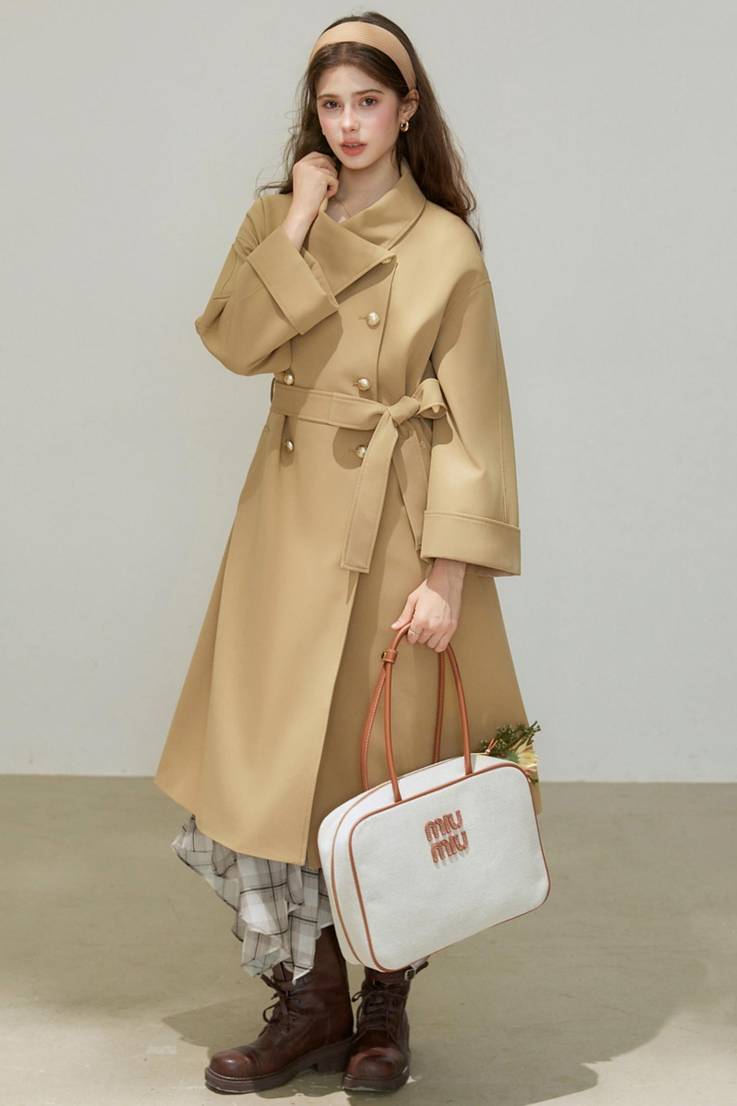 Autumn Double-Breasted Long Coat